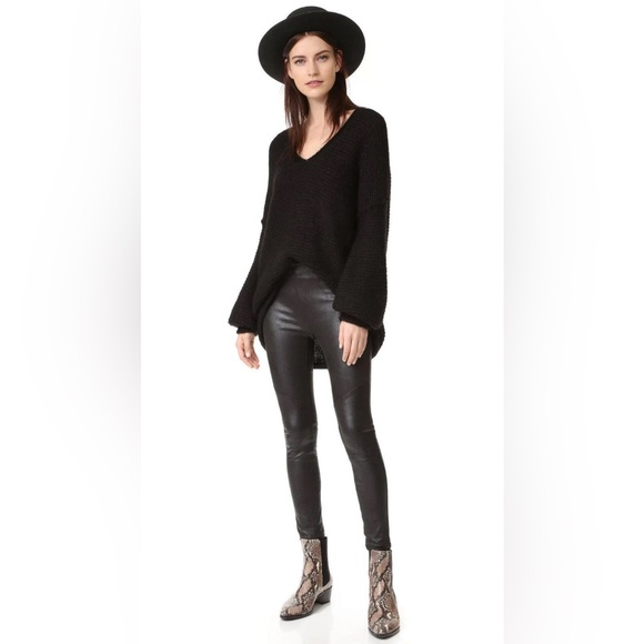 Free People Vegan Leather Leggings - Picture 9 of 9